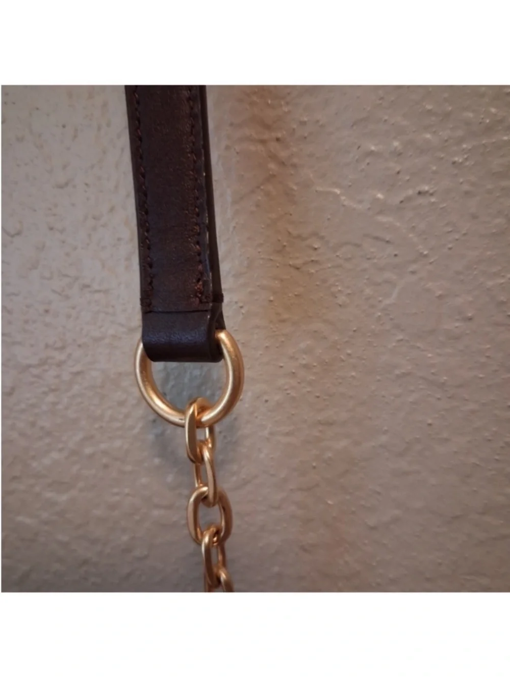 Tory Burch Burgundy and Brown Woven Leather Crossbody with Tassel
